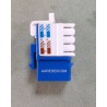 JACK CAT 6, Rj45 568ab Rojo 1G Certificado